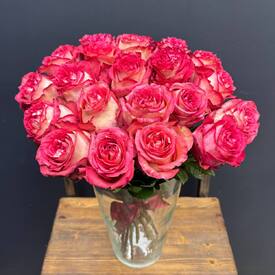 Букет из 21 розы Кения 50см