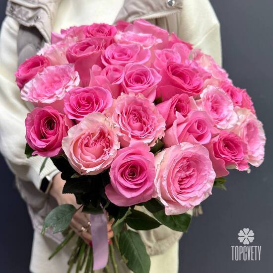 Букет из 35 роз Кения 50см