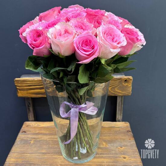 Букет из 35 роз Кения 50см