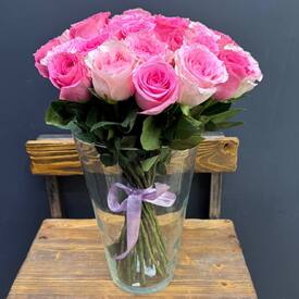 Букет из 35 роз Кения 50см