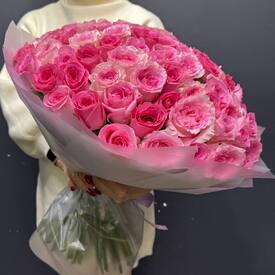 Букет из 101 розы Кения 50см