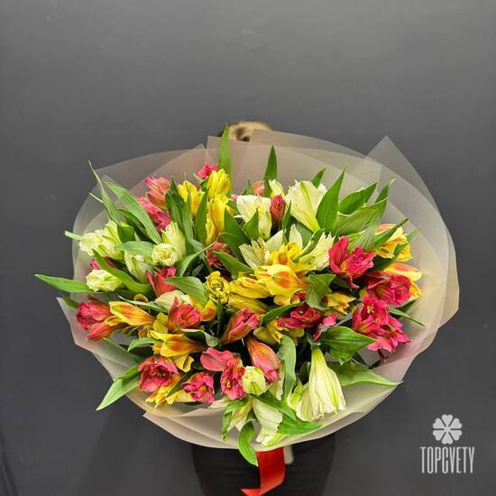 Букет из 15 альстромерии 