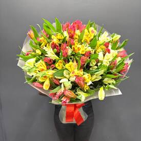 Букет из 25 альстремерии