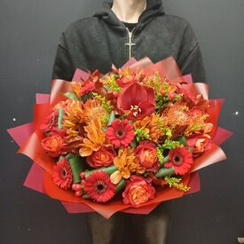 Букет Красный бархат