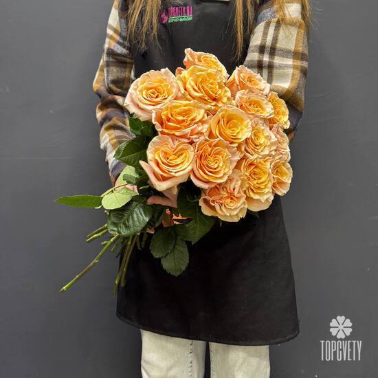 Букет из 15 роз Эквадор 50см	