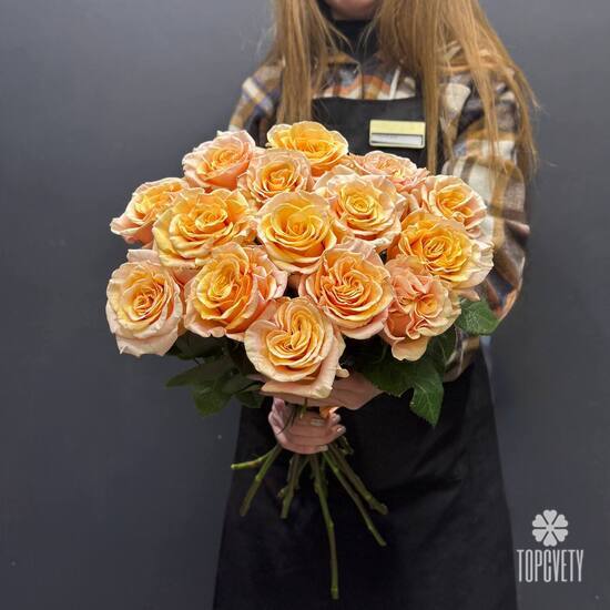 Букет из 15 роз Эквадор 50см	