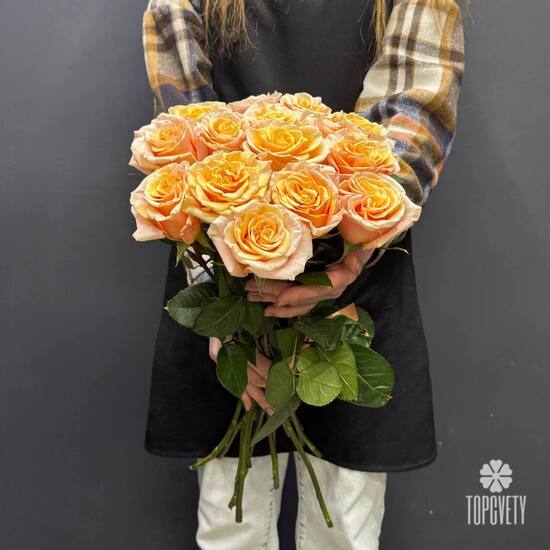 Букет из 15 роз Эквадор 50см	