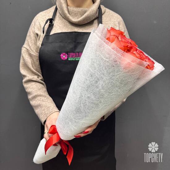 Букет из 7 роз Эквадор 50см