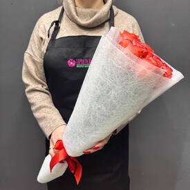 Букет из 7 роз Эквадор 50см