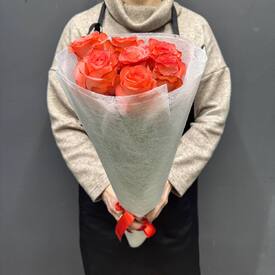 Букет из 7 роз Эквадор 50см