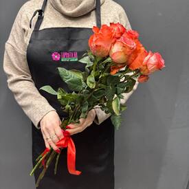 Букет из 7 роз Эквадор 50см