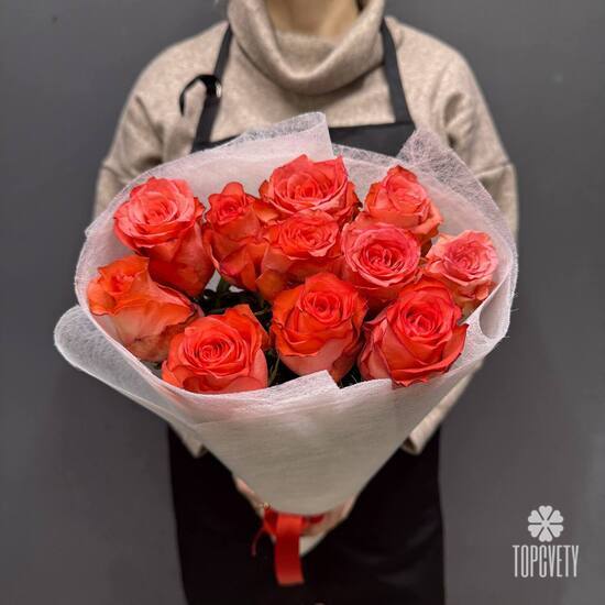 Букет из 11 роз Эквадор 50см