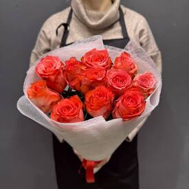Букет из 11 роз Эквадор 50см