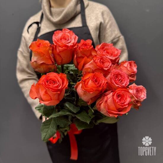 Букет из 11 роз Эквадор 50см