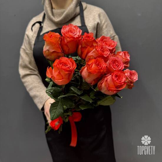 Букет из 11 роз Эквадор 50см