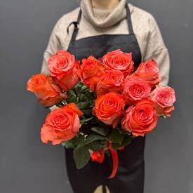 Букет из 11 роз Эквадор 50см