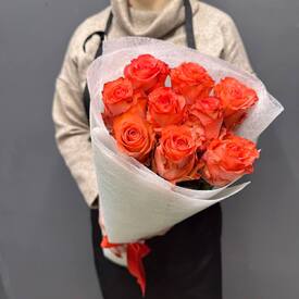 Букет из 9 роз Эквадор 50см