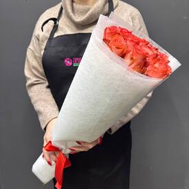 Букет из 9 роз Эквадор 50см