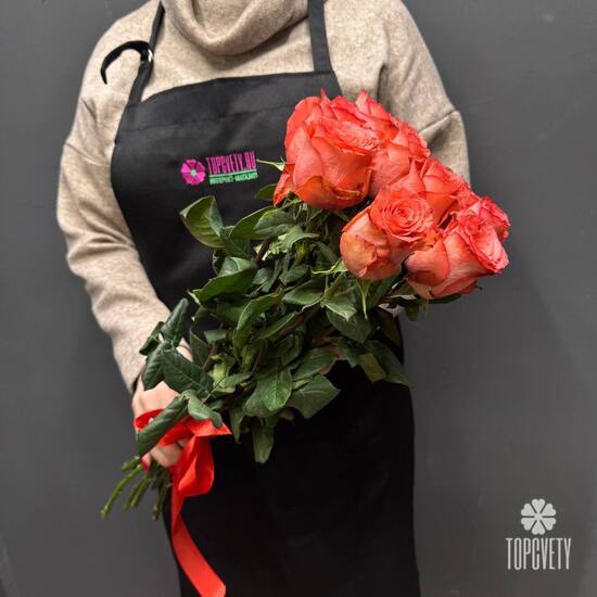 Букет из 9 роз Эквадор 50см