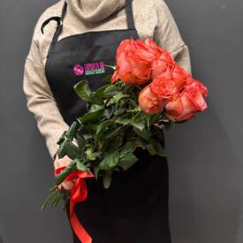 Букет из 9 роз Эквадор 50см