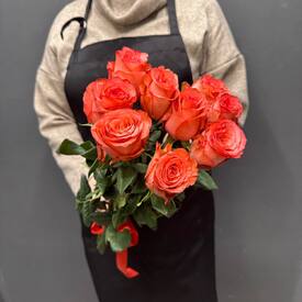 Букет из 9 роз Эквадор 50см