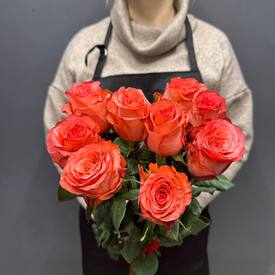 Букет из 9 роз Эквадор 50см