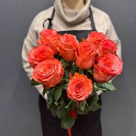 Букет из 9 роз Эквадор 50см