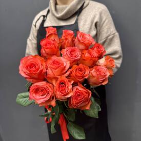 Букет из 15 роз Эквадор 50см