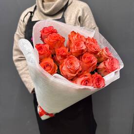 Букет из 15 роз Эквадор 50см