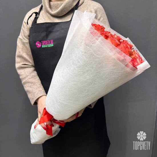 Букет из 15 роз Эквадор 50см