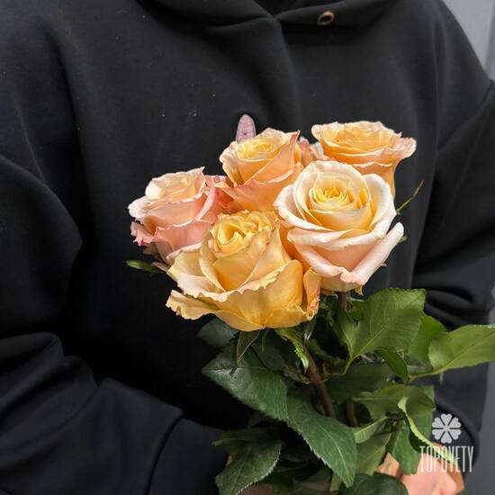 Букет из 5 роз Эквадор 50см 