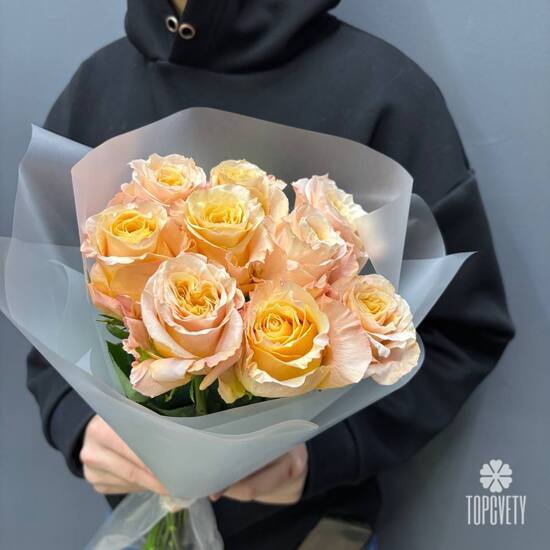 Букет из 9 роз Эквадор 50см