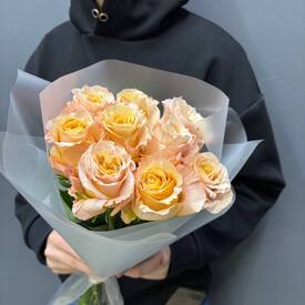 Букет из 9 роз Эквадор 50см