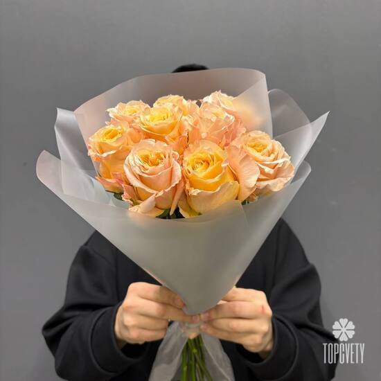 Букет из 9 роз Эквадор 50см