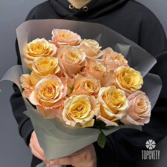 Букет из 13 роз Эквадор 50см