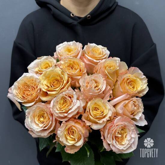 Букет из 15 роз Эквадор 50см