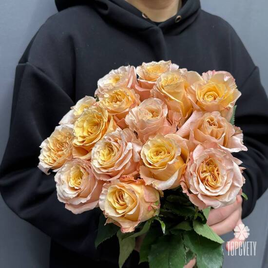 Букет из 15 роз Эквадор 50см