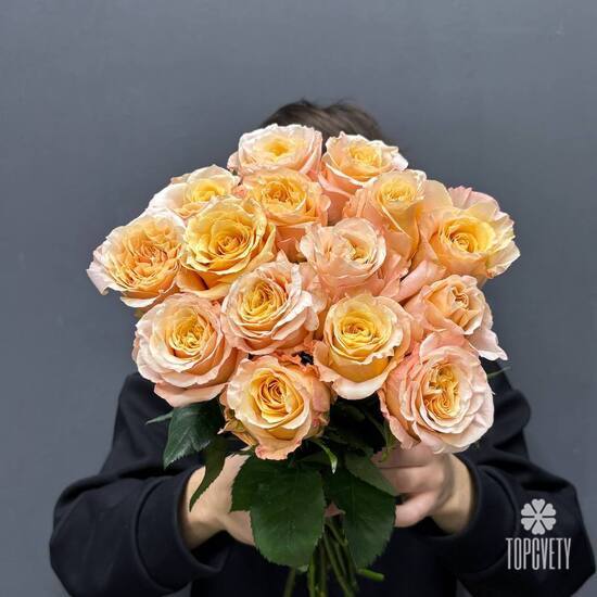 Букет из 15 роз Эквадор 50см