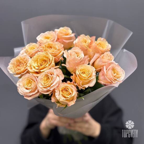 Букет из 15 роз Эквадор 50см