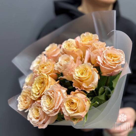 Букет из 15 роз Эквадор 50см