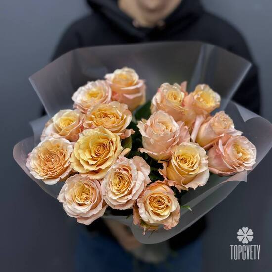 Букет из 15 роз Эквадор 50см