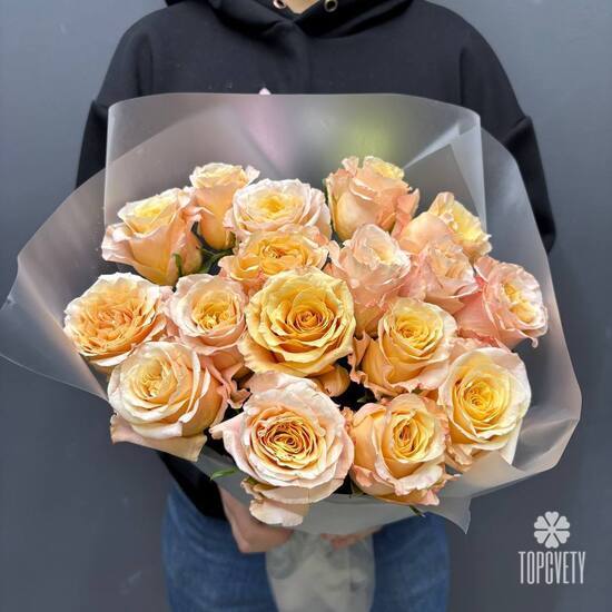 Букет из 17 роз Эквадор 50см
