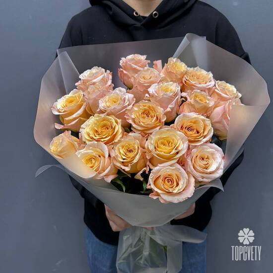 Букет из 21 роз Эквадор 50см