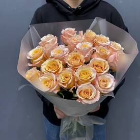 Букет из 21 роз Эквадор 50см