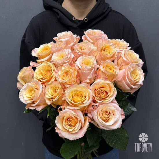 Букет из 21 роз Эквадор 50см