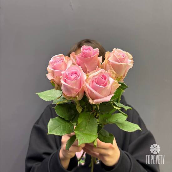 Букет из 5 роз Эквадор 50см