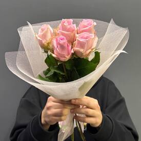 Букет из 5 роз Эквадор 50см