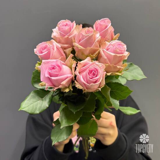 Букет из 7 роз Эквадор 50см