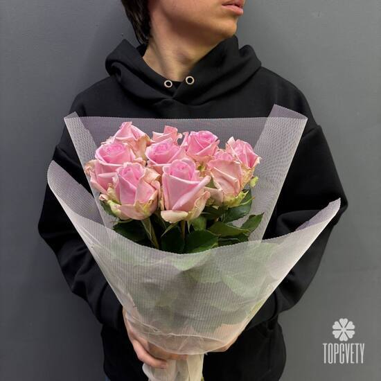 Букет из 9 роз Эквадор 50см