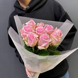 Букет из 9 роз Эквадор 50см